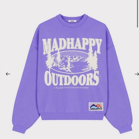 Madhappy Sweaters - MADHAPPY OUTDOORS CREWNECK SZ XSMALL